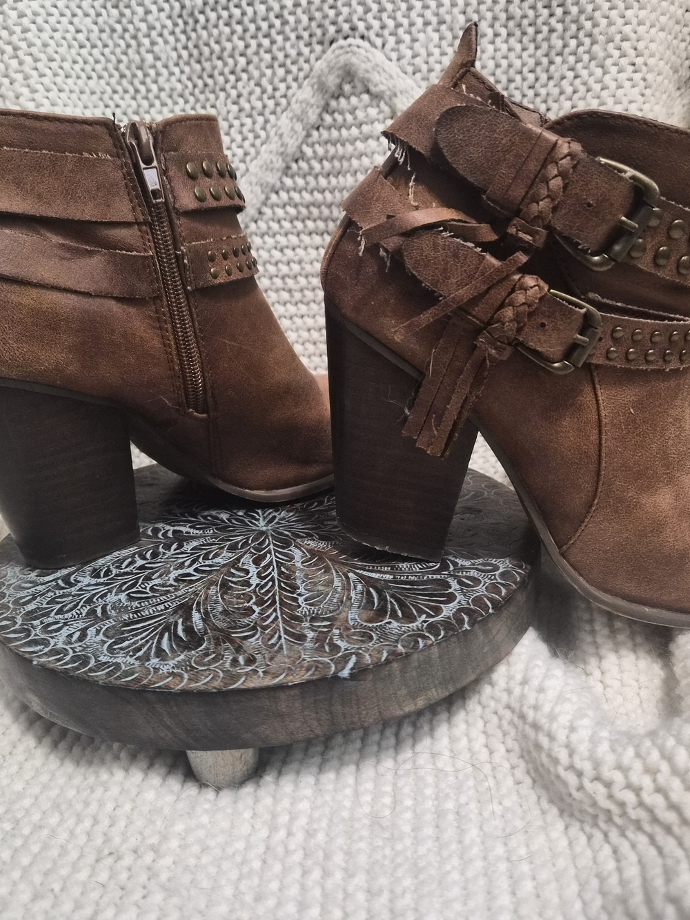 XOXO High Heel Ankle Boots